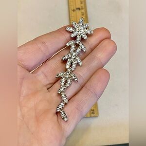 Sterling Silver CZ Fancy Brooch